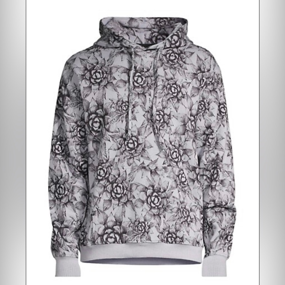 Twenty Montreal Agave Hyper Reality Mens Knit Hoodie XXL Lavender NWT